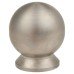 Exel Turned Ball Cabinet Knob - 35mm Diameter - Satin Stainless Steel