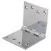 Jedo Projection Hinge - 102 x 200 x 5mm - Polished Chrome - Pair