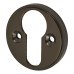 Exel Escutcheon - 40mm Diameter - Euro - Black Nickel