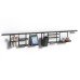 Emuca Titane Kitchen Wall Hanging Profile Roll Holder - Anthracite Grey