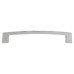 Exel Cut Glass Square Arched D-Bar Cabinet Pull Handle - 128mm Centres - Polished Chrome