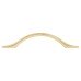 Exel Wave Bow Cabinet Pull Handle - 96mm Centres - Satin Brass