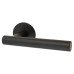 Jigtech Matt Black Door Handles on Round Slim Rose - Schema Vinklad Range Jigtech Matt Black Door Handles on Round Slim Rose - Schema Vinklad Range
