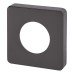 Jigtech Square Passage Rose Cover - 52 x 52mm - Black Nickel