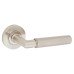 Burlington BUR40 Satin Nickel Knurled Door Handles on Round Rose - Piccadilly Range Burlington BUR40 Satin Nickel Knurled Door Handles on Round Rose - Piccadilly Range