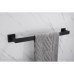 Exel Modern Square Towel Rail - 600 x 80 x 55mm - Matt Black