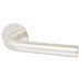 Jigtech Polished Stainless Steel Door Handles on Round Slim Rose - Schema Syfte Range 