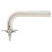 Jigtech Polished Stainless Steel Door Handles on Round Slim Rose - Schema Syfte Range 
