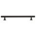 Exel York 12mm Knurled T-Bar Cabinet Pull Handle - 192mm Centres - Matt Black 