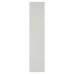 Hoppe AR624B Nylon Self-Adhesive Plain Finger Plate - 350 x 75mm - Diamond White