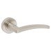 Serozzetta by Carlisle Brass Tavira Latch Door Handle on Rose Ultimate Door Kit - Satin Nickel
