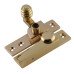 Exel London Beehive Pattern Quadrant Arm Locking Sash Window Fastener - 65 x 20mm - Polished Brass