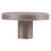 M Marcus Brooklyn Round Cabinet Knob - 50mm Diameter - Antique Brass