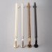Exel Crewe 10mm Reeded D-Bar Cabinet Pull Handle - 224mm Centres - Satin Nickel
