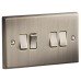 Knightsbridge 10AX 4 Gang 2 Way Light Switch - Antique Brass