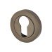 Exel Escutcheon - 50mm Diameter - Euro - Black Nickel