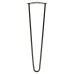 Exel Hairpin Leg - 2 Pin - 500mm Height - Black - Pair