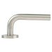Exel Satin Stainless Steel 19mm Bent Door Handles on Round Rose