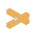 Simpson Strong Tie Nail Plate Angle Bracket - 60 x 60 x 40mm Simpson Strong Tie Nail Plate Angle Bracket - 60 x 60 x 40mm