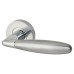 Jigtech Polished/Satin Chrome Door Handles on Round Rose - Harrier Range 