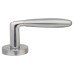 Jigtech Polished/Satin Chrome Door Handles on Round Rose - Harrier Range 