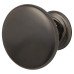 Crofts & Assinder Monmouth Round Cabinet Knob - 32mm Diameter - Black Nickel