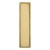 Hampstead Solid Brass Georgian Plain Finger Plate - 305 x 73 x 6mm - Polished