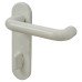 Hoppe AR600/25 Diamond White Nylon Steel Core Safety Bathroom Door Handle - 78mm c/c - Paris Range