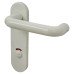 Hoppe AR600/25 Diamond White Nylon Steel Core Safety Bathroom Door Handle - 78mm c/c - Paris Range