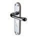 M Marcus Polished Chrome Euro Lock Door Handle - Donna Range - 183 x 42mm