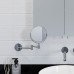 Croydex Britannia 2x Magnifying Bathroom Mirror with Extendable Arm - 258 x 290 x 30mm - Chrome
