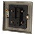 Knightsbridge 10AX 1 Gang Intermediate Light Switch - Antique Brass Knightsbridge 10AX 1 Gang Intermediate Light Switch - Antique Brass