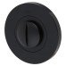 Alexander & Wilks Bathroom Turn & Release - 50mm Diameter - Matt Black
