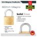 Burg Wachter Brass Magno Padlock - 60mm Body - 35 x 34.5mm Shackle - Keyed Alike - Pack of 5 Burg Wachter Brass Magno Padlock - 60mm Body - 35 x 34.5mm Shackle - Keyed Alike - Pack of 5