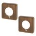 Jigtech Square Privacy Rose Cover - Antique Brass Jigtech Square Privacy Rose Cover - Antique Brass