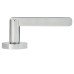 Jigtech Polished Chrome Door Handles on Round Rose - Condor Range 
