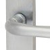 Exel Satin Chrome Latch Door Handle - Sassari Range - 182 x 39mm