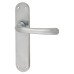 Exel Satin Chrome Latch Door Handle - Sassari Range - 182 x 39mm