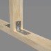 Simpson Strong Tie Large Reinforced Angle Bracket - 150 x 150 x 65mm Simpson Strong Tie Large Reinforced Angle Bracket - 150 x 150 x 65mm