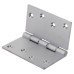 Jedo Quality Projection Hinge - 102 x 125 x 4mm - Satin Chrome - Pair