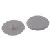 Plastic Cam Cap - 17mm Diameter - White - Pack of 50