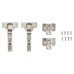 FVG Clip-On Soft Close Cabinet Hinge - 110° - Overlay - Zinc Plated - Pair FVG Clip-On Soft Close Cabinet Hinge - 110° - Overlay - Zinc Plated - Pair