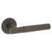 Jigtech Graphite Grey Knurled Door Handles on Round Slim Rose - Schema Teckna Range 