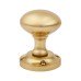 Exel Victorian Mortice Door Knob - 57mm Rose Diameter - Polished Brass