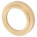 Burlington BUR60 by Frelan Escutcheon with Stepped Rose - 53mm Diameter - Keyhole - Satin Brass