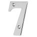 79mm Screw Fix Door Numeral - 7 - Bright Chrome