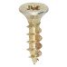 TIMCO Solo Chippy Pozi Countersunk Wood Screws - 3.0 x 12mm - Yellow Zinc - Pack of 200