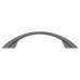 Exel Vali Bow Cabinet Pull Handle - 96mm Centres - Black Nickel