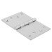 Jedo Quality Projection Hinge - 102 x 152 x 4mm - Satin Chrome - Pair