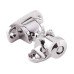 Hampstead Heavy Duty London Style Brighton Sash Window Fastener - 49 x 22mm - Polished Chrome